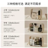Large-capacity transparent pu cosmetics storage bag, high-end, portable, waterproof and dustproof, travel lipstick and makeup bag Specification image